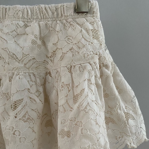 Carter's Floral Lined Lace Skirt Scallop Hem 18 M - Picture 6 of 8
